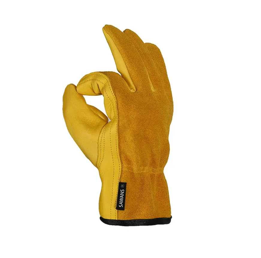 Gants de travail en cuir taille L